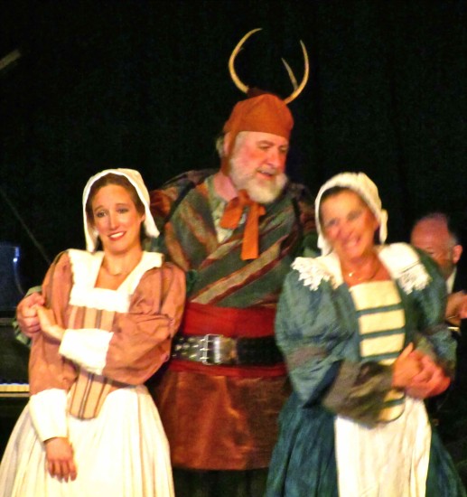 Sir John Falstaff with Meg Page and Alice Ford